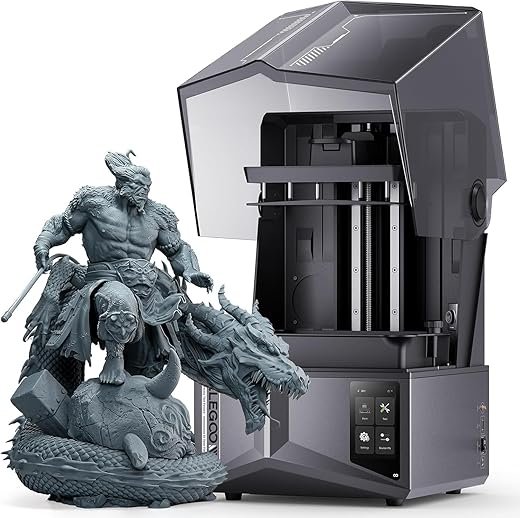 WOL3D ELEGOO Neptune 4 Max 3D Printer, 500mm/s High Speed Large FDM Printer with High-Temp Nozzle, Auto Leveling and Direct Drive Extruder, 16.53×16.53×18.89 Inch Printing Size