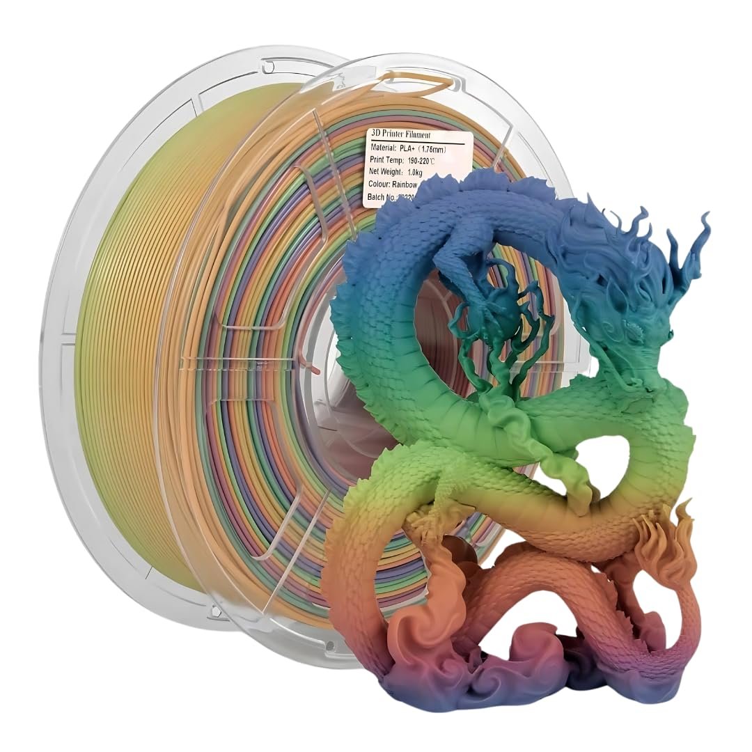 NUMAKERS Silk PLA 3D Printer Filament, 1.75mm, Dimensional Accuracy +/- 0.03 mm, 1 kg Spool (2.2 lbs), Compatible with Most FDM Printers