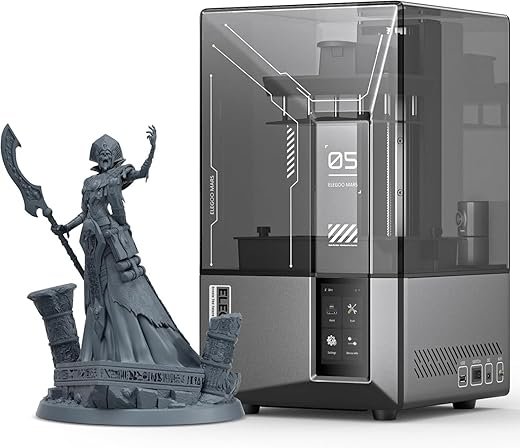 ELEGOO Mercury Plus 3.0 Larger Wash and Cure Station, Resin Curing Machine for LCD/SLA/DLP 3D Printing Models, Best for Saturn, Mars 3D Printer, Washing Size of 230 * 135 * 260mmm