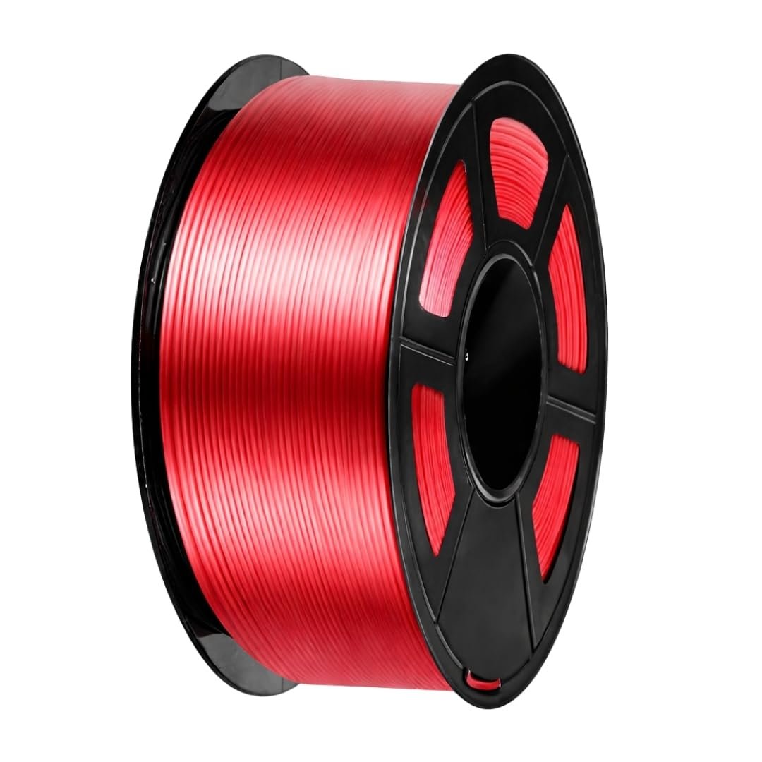 NUMAKERS Silk PLA 3D Printer Filament, 1.75mm, Dimensional Accuracy +/- 0.03 mm, 1 kg Spool (2.2 lbs), Compatible with Most FDM Printers