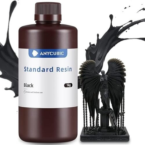 ANYCUBIC 3D Printer UV Resin 405nm Rapid Photopolymer for Photon/S Liquid 3D Resin Universal High Precision for LCD/DLP/SLA 3D Printers (1L Clear)
