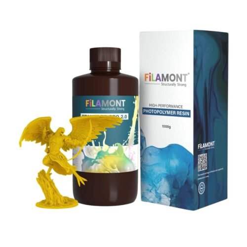 Filamont Standard Pro Resin 2.0 3D Printer Resin LCD DLP SLA 405nm Printer UV-Curing Photopolymer Rapid High Precision Low Odor Standard Resin (Blue)