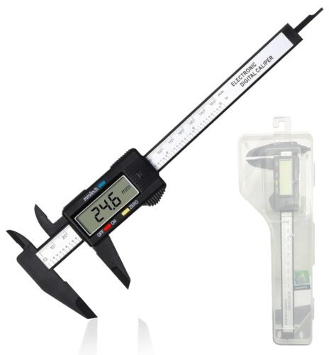 SKADIOO Plastic Vernier caliper, Digital vernier caliper, Vernier caliper digital, Vernier caliper 6 inch, Electronic Vernier Caliper Gauge Micrometer, Vernier Caliper with LED Screen (Pack of 01)
