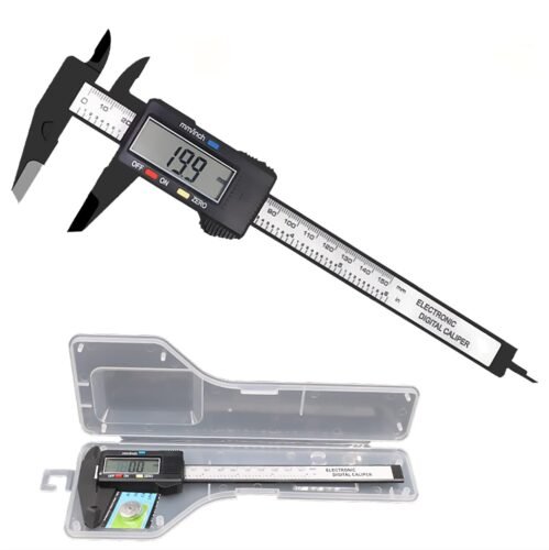 SKADIOO Plastic Vernier caliper, Digital vernier caliper, Vernier caliper digital, Vernier caliper 6 inch, Electronic Vernier Caliper Gauge Micrometer, Vernier Caliper with LED Screen (Pack of 01)