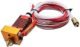 Tesseract Ender 3 CR-10/CR-10S Hotend Assembled, 24V 40W MK8 Extruder Kit with 1m PTFE 2mm x 4mm, Nozzle Throat, Heat Sink, Heating Block 1.75mm, 0.4mm Nozzle, Silicone Cover
