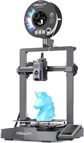 WOL3D Creality Ender 3 V3 KE 3D Printer, 500mm/s MAX Printing Speed X-axis Linear Rail CR Touch Auto Leveling Upgraded Sprite Direct Extruder Print Size 8.66 * 8.66 * 9.44 Inch